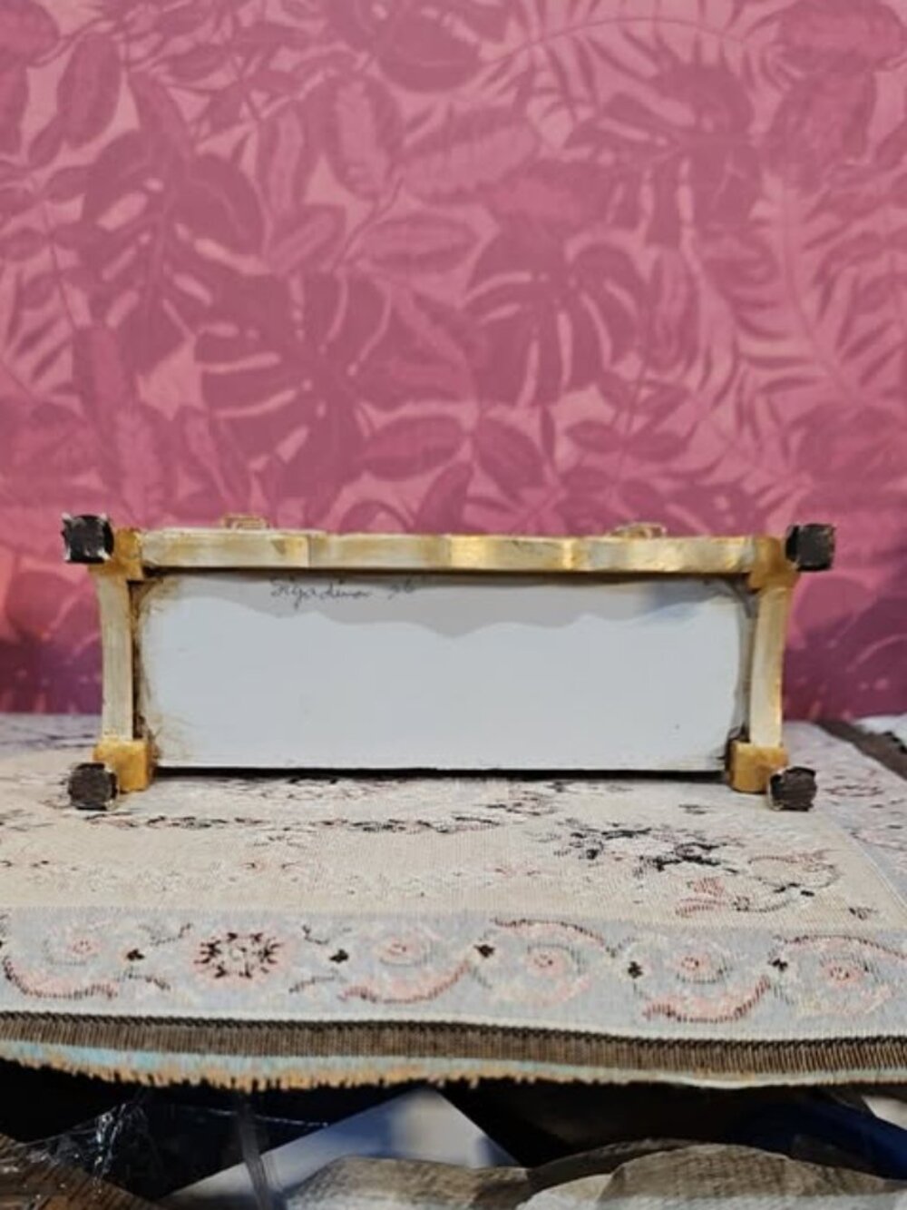 Dollhouse Miniature Buffet Artist Signed - Picture 8 of 10